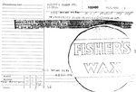 FISHER'S WAX
