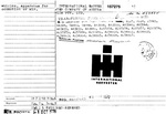 INTERNATIONAL HARVESTER HI