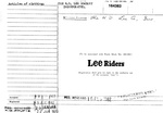 LEE RIDERS