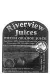 RIVERVIEW JUICES FRESH ORANGE JUICE 100% AUSTRALIAN JUICE