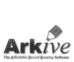 ARKIVE THE AFFORDABLE RECORD KEEPING SOFTWARE