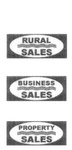RURAL SALES ; BUSINESS SALES ; PROPERTY SALES