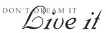 DON'T DREAM IT LIVE IT