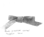 BLUE PROSTATE CANCER SUPPORT BOW