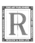 R FELIX ROSENSTIEL'S WIDOW & SON LTD FOUNDED 1880 LONDON FINE ART PUBLISHERS