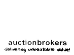 AUCTIONBROKERS DELIVERING UNBEATABLE VALUE!