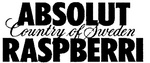 ABSOLUT RASPBERRI COUNTRY OF SWEDEN
