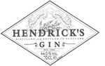 HENDRICK'S GIN DISTILLED AND BOTTLED IN SCOTLAND EST. 1886 SMALL BATCH HANDCRAFTED