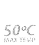 50C MAX TEMP