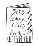 SUE'S COTTAGE CARDS PERTH W.A.