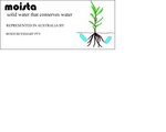 MOISTA SOLID WATER THAT CONSERVES WATER ; MOISTA SOLID WATER