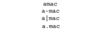 AMAC ; A-MAC ; A MAC ; A.MAC