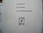 ACCUPOWER ; ACCU POWER ; ACCU POWER-BATTERIES