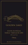 GOLDEN LAKES SOUTH AUSTRALIA SHIRAZ/GRENACHE 2001