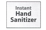 INSTANT HAND SANITIZER