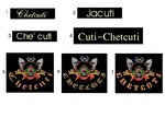 CHETCUTI ; JACUTI ; CHE'CUTI ; CUTI-CHETCUTI