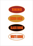 RHINO ; RHINO GOLD ; BLACK RHINO ; WHITE RHINO