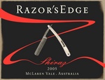 RAZOR'S EDGE SHIRAZ 2005 MCLAREN VALE AUSTRALIA
