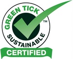 GREEN TICK SUSTAINABLE CERTIFIED