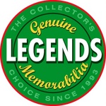 GENUINE LEGENDS MEMORABILIA THE COLLECTOR'S CHOICE SINCE 1993