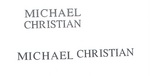 MICHAEL CHRISTIAN