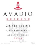 D CONSTANTIA ET LABORE AMADIO RESERVE CHRISTIAN'S CHARDONNAY ADELAIDE HILLS 2004 WINE OF AUSTRALIA