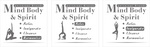 MIND BODY & SPIRIT UNIVERSAL BRAND RELAX INVIGORATE CLEANSE HARMONISE