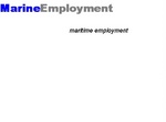 MARINEEMPLOYMENT MARITIME EMPLOYMENT
