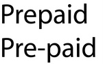PREPAID ; PRE-PAID ; R RELIABLE CHAUFFEUR CARS QUALITY SAFETY COMFORT SERVICE ; 