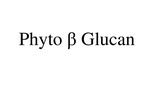 PHYTO B GLUCAN
