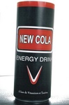 NEW COLA ENERGY DRINK V A BASE DE VITAMINES ET TAURINA.