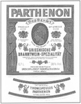 PARTHENON GRIECHISCHE BRANNTWEIN-SPEZIALITAT THOMOPOULOS PARTHENON