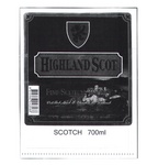 HIGHLAND SCOT FINE SCOTCH WHISKY DISTILLED, AGED & BLENDED IN SCOTLAND