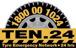 1800 00 1024 TEN.24 TYRE EMERGENCY NETWORK 24 HRS