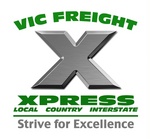 X VIC FREIGHT XPRESS LOCAL COUNTRY INTERSTATE STRIVE FOR EXCELLENCE