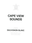 CAPE VIEW SOUNDS 2009 SAUVIGNON BLANC MARLBOROUGH NEW ZEALAND