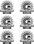 CCM COUNTRY COOKED MEATS ; CCM COUNTRY COOKED CHICKEN ; CCM COUNTRY COOKED TOURKEY ; CCM COUNTRY COOKED PORK ; CCM COUNTRY COOKED GAME ; CCM COUNTRY COOKED SAUCES