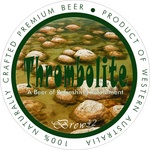 THROMBOLITE A BEER OF REFRESHING REFINEMENT BREW 42 100% NATURALLY CRAFTED PREMIUM BEER PRODUCT OF WESTERN AUSTRALIA