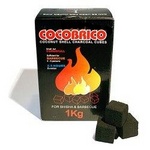 COCOBRICO COCONUT SHELL CHARCOAL CUBES FOR SHISHA & BARBECUE