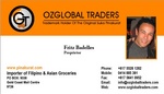 GT OZGLOBAL TRADERS TRADEMARK HOLDER OF THE ORIGINAL SUKA PINAKURAT FRITZ BADELLES WWW.PINAKURAT.COM IMPORTER OF FILIPINO & ASIAN GROCERIES