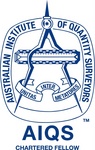 AIQS CHARTERED FELLOW AUSTRALIAN INSTITUTE OF QUANTITY SURVEYORS UNITAS INTER METATORES