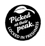 PICKED AT THEIR PEAK. LOCKED IN FRESHNESS