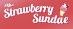 EKKA STRAWBERRY SUNDAE