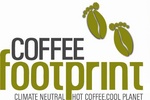COFFEE FOOTPRINT CLIMATE NEUTRAL HOT COFFEE.COOL PLANET
