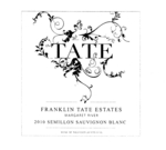TATE FRANKLIN TATE ESTATES MARGARET RIVER 2010 SEMILLON SAUVIGNON BLANC WINE OF WESTERN AUSTRALIA
