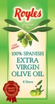 ROYLES OLIVE OIL COLD PRESSED 100% SPANISH EXTRA VIRGIN OLIVE OIL FRUITY TASTE PREMIUM QUALITY
