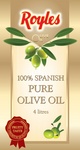 ROYLES OLIVE OIL 100% SPANISH PURE OLIVE OIL FRUITY TASTE PREMIUM QUALITY