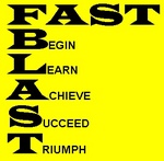 FAST BLAST BEGIN LEARN ACHIEVE SUCCEED TRIUMPH
