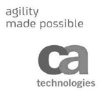 AGILITY MADE POSSIBLE CA TECHNOLOGIES