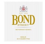 BOND STREET EST. 1872 INTERNATIONAL GOLD 26 CIGARETTES